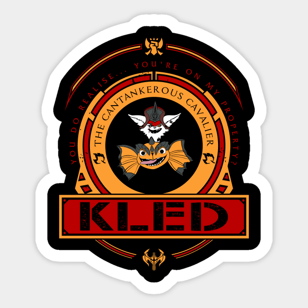 KLED - LIMITED EDITION Sticker by DaniLifestyle